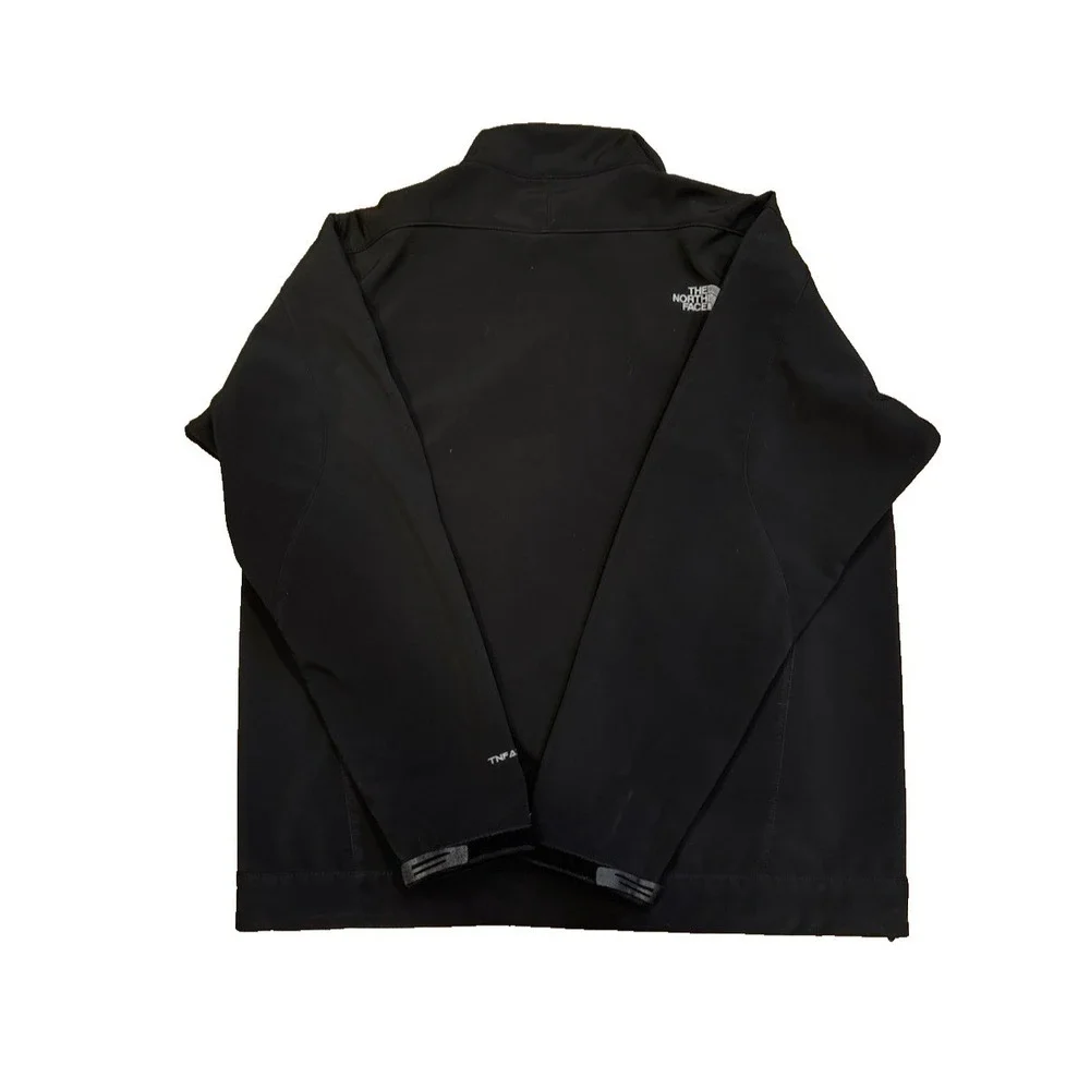 The North Face Apex Bionic Mens Softshell Jacket Black Windproof Full Zip XL